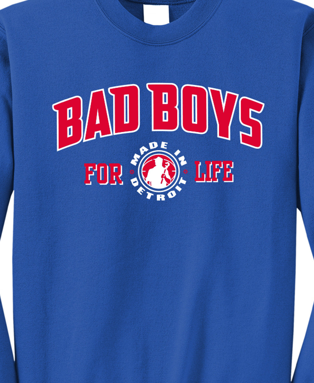 Detroit Bad Boys Crewneck Sweatshirt