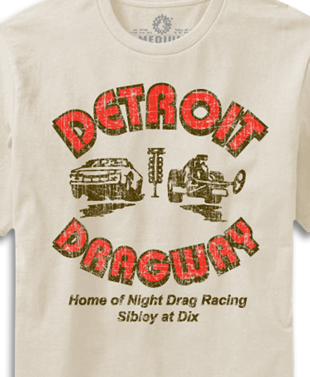 Detroit Dragway® 59 Nationals Logo Long Sleeve T-Shirt Image On Back