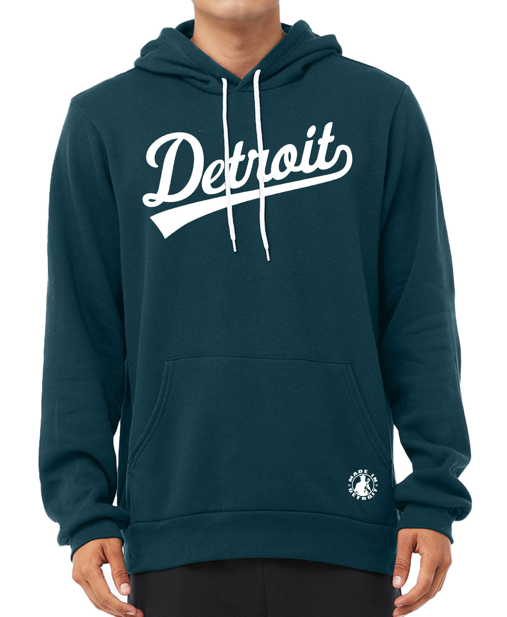 Unisex Detroit Tail Script Atlantic Hoodie