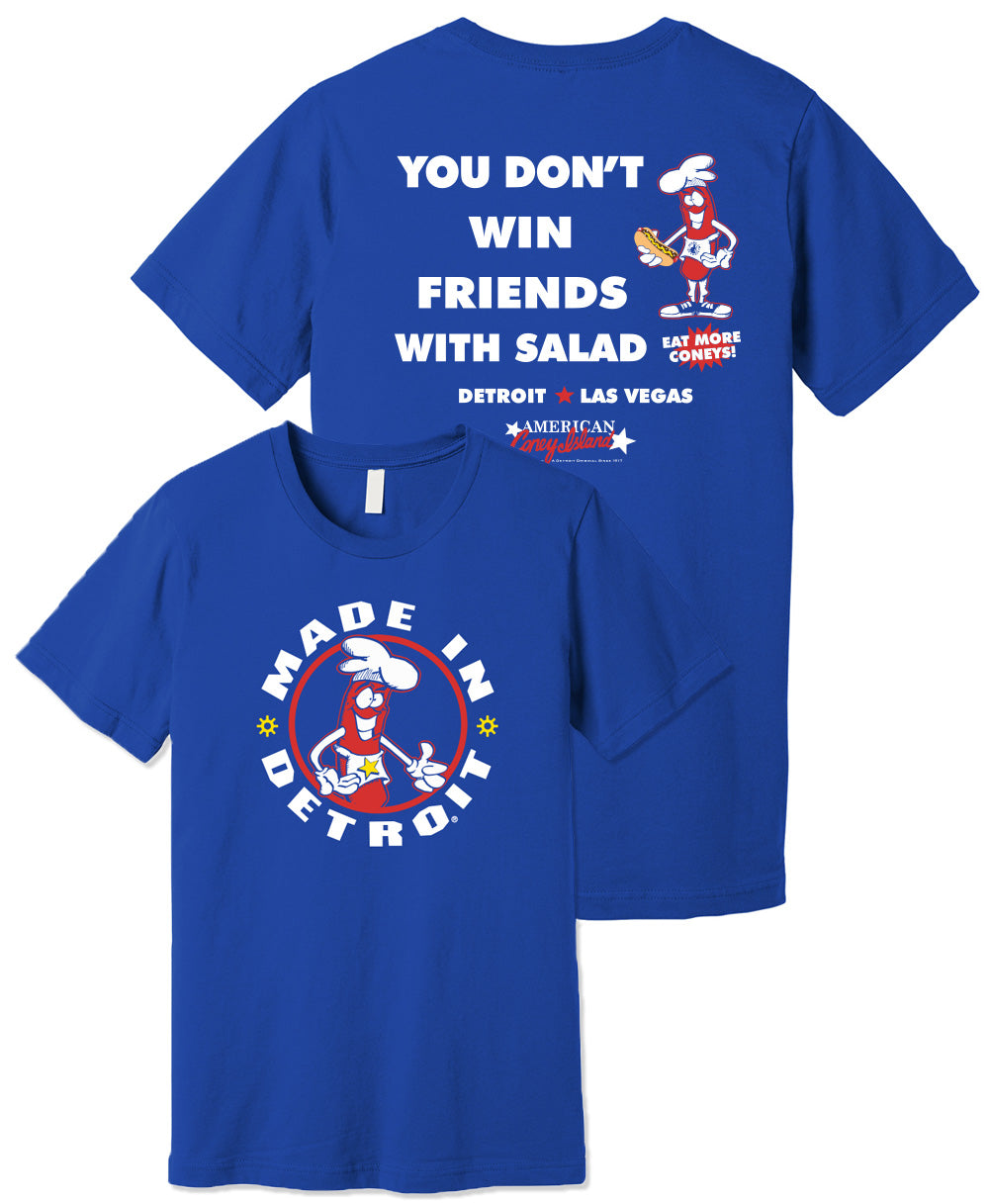 American Coney Island Blue Tee