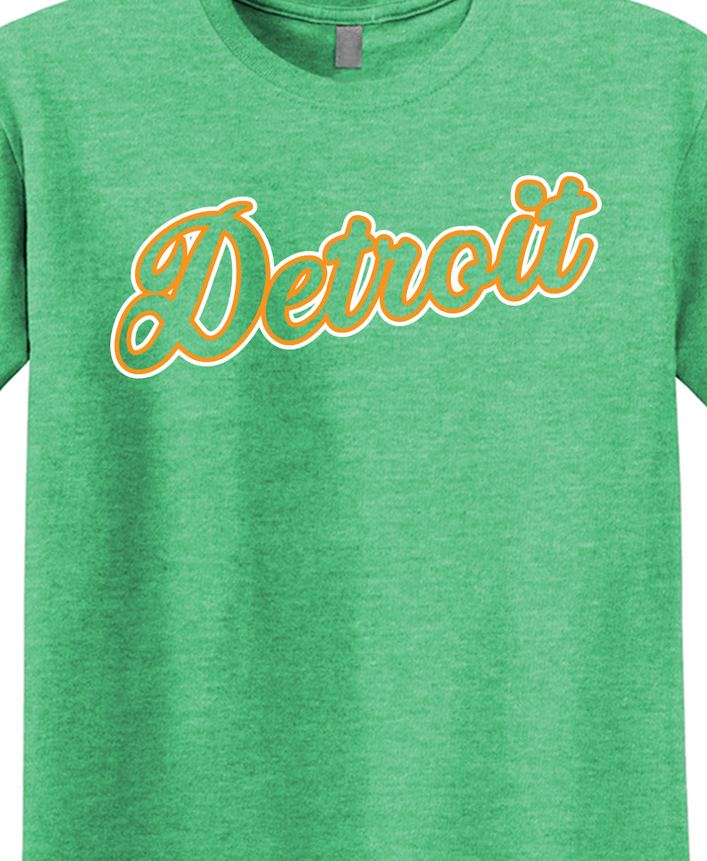 Detroit Orange Script