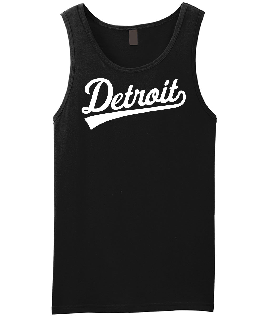 Detroit Script Sleeveless Tee