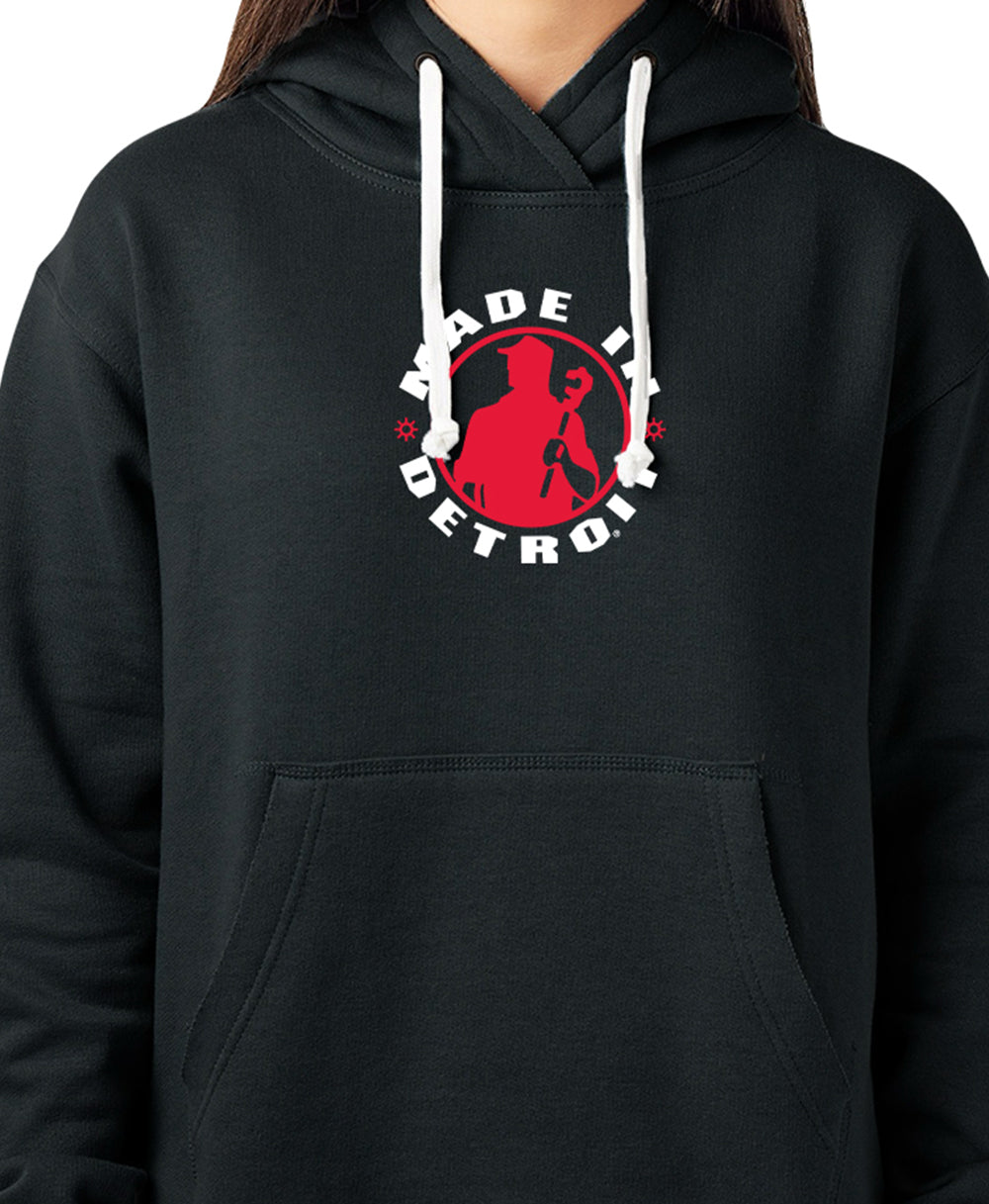 Ladies MID Black Hoodie