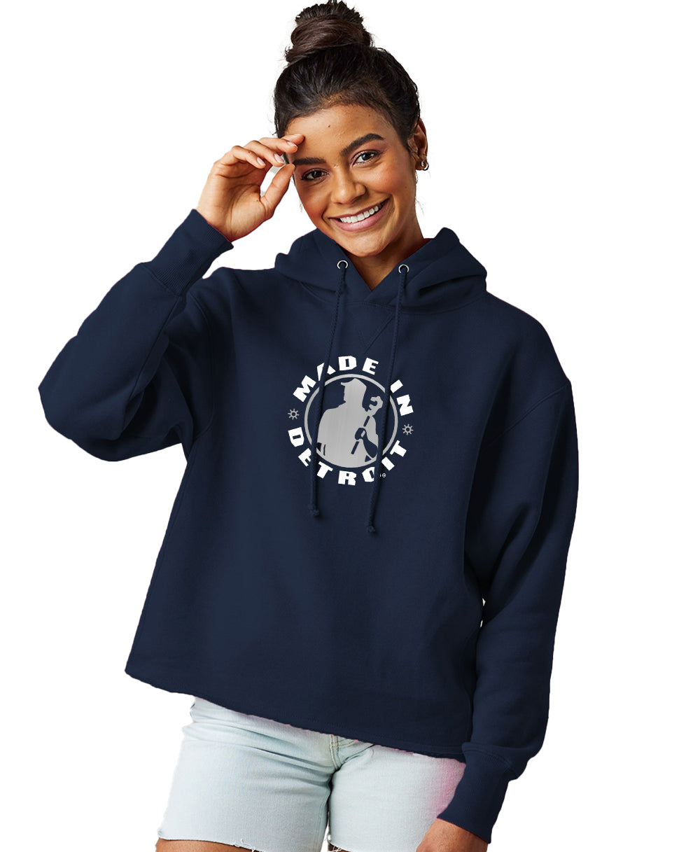 Ladies Navy Hoodie