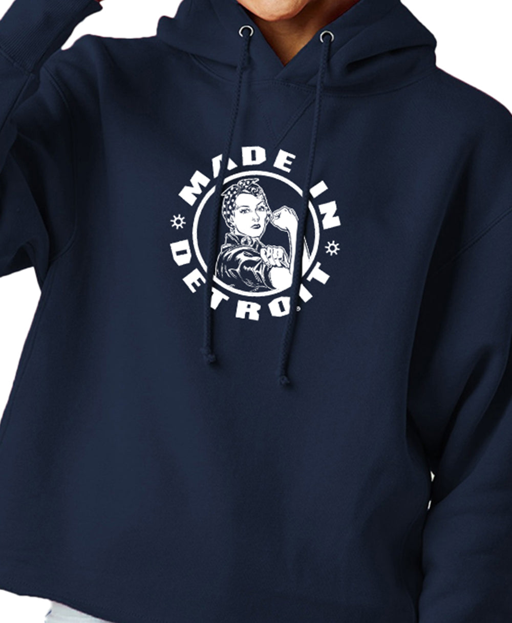 Ladies Navy Hoodie