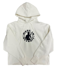 Ladies White MID Hoodie