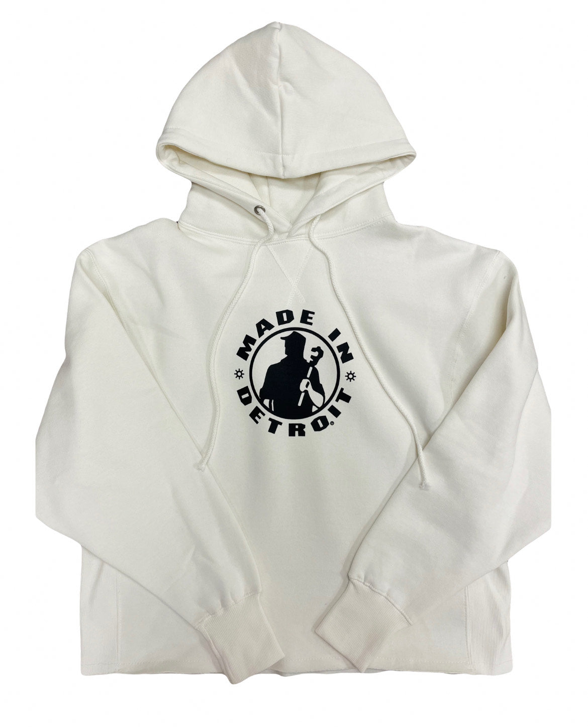 Ladies White MID Hoodie