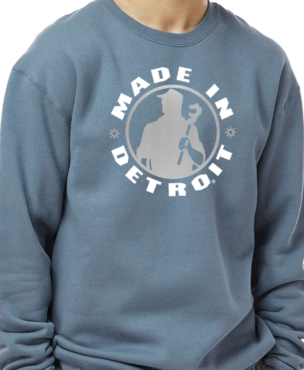 MID Storm Blue Crewneck