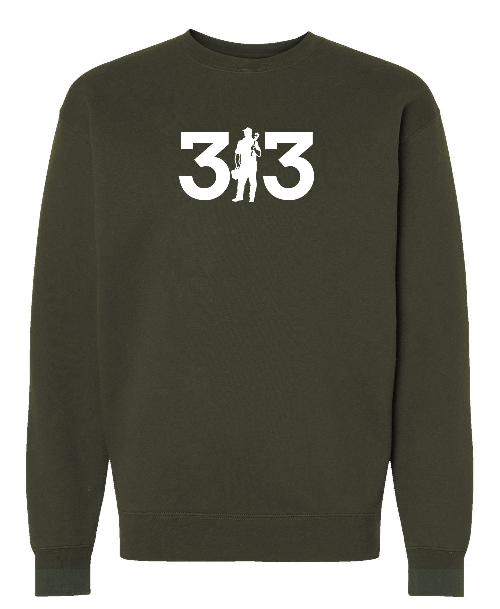 313 Army Crewneck