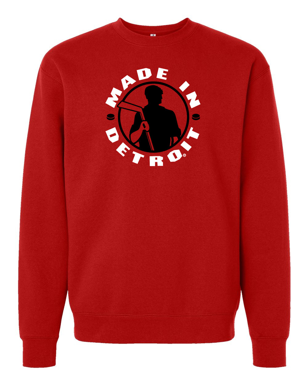 MID Hockey Red Crewneck