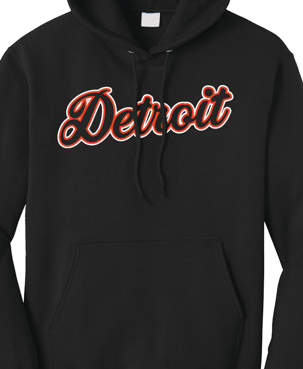 Detroit BBall Script Pullover