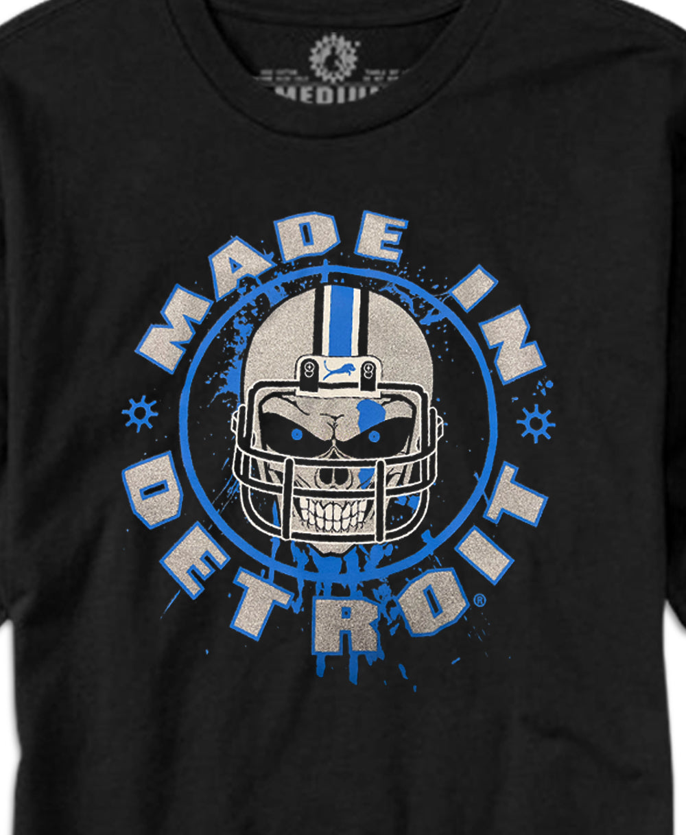 Silver Helmet Skull Shirt