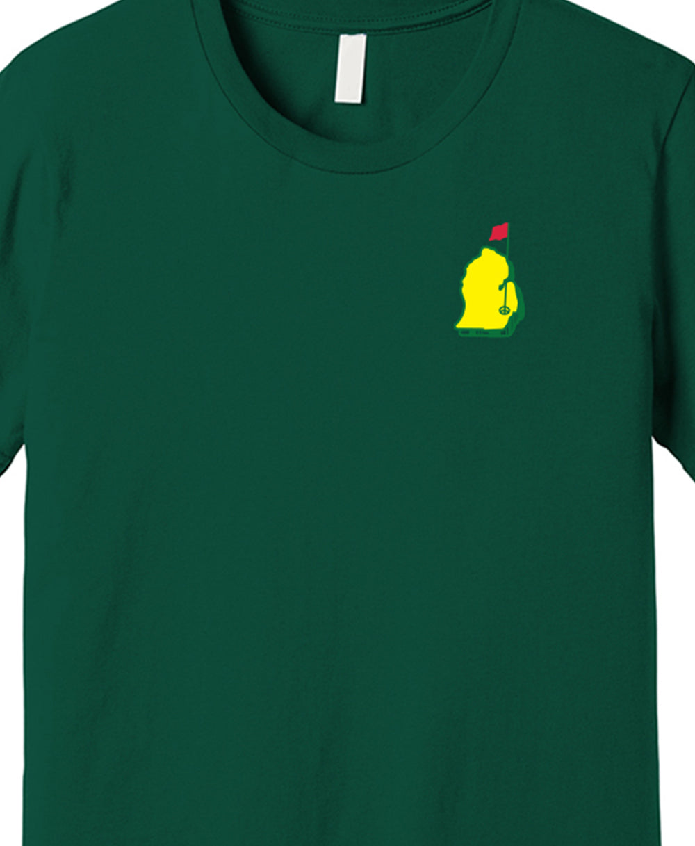 Mitten Flag Golf Shirt