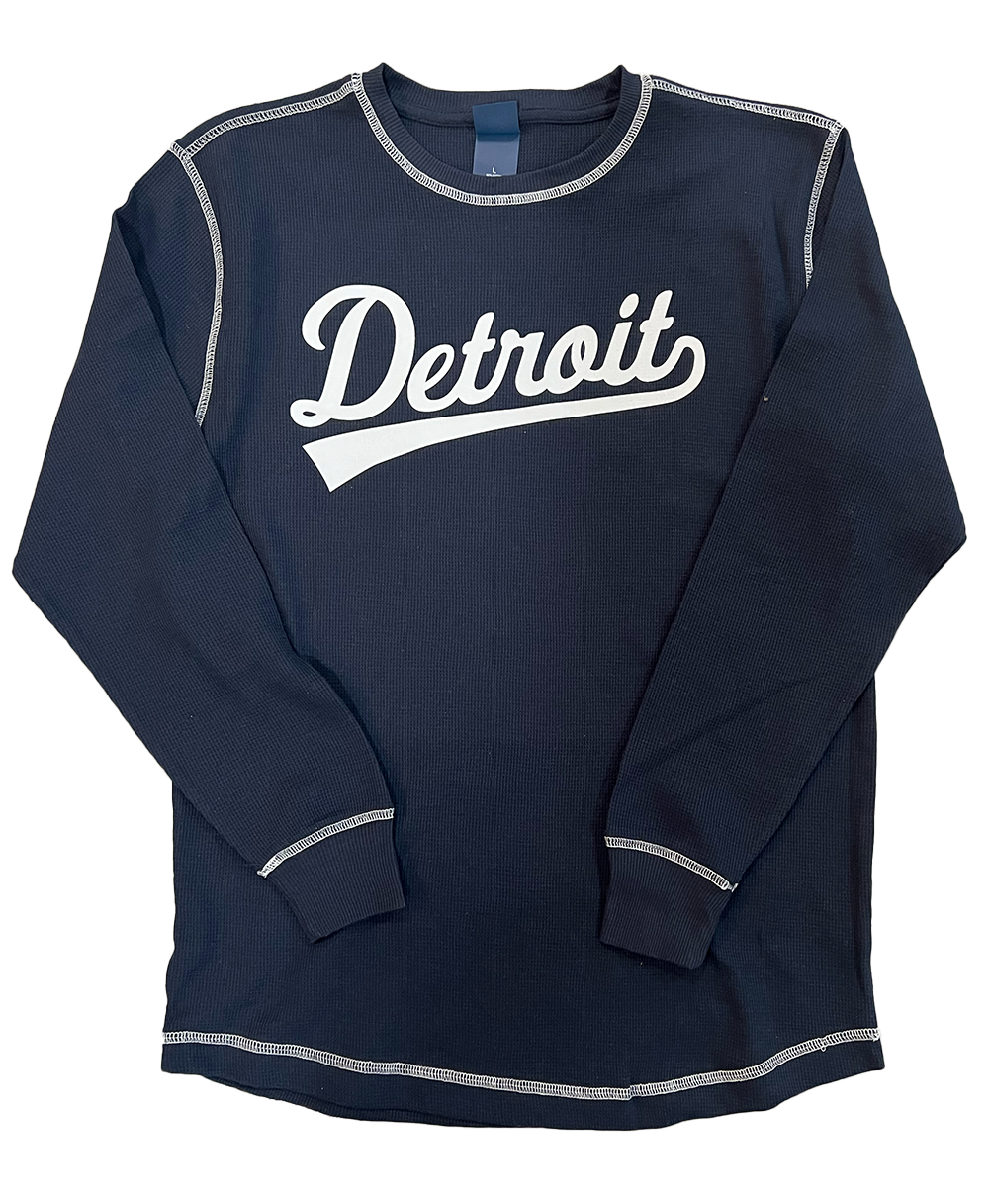 Detroit Tail Script Unisex Thermal