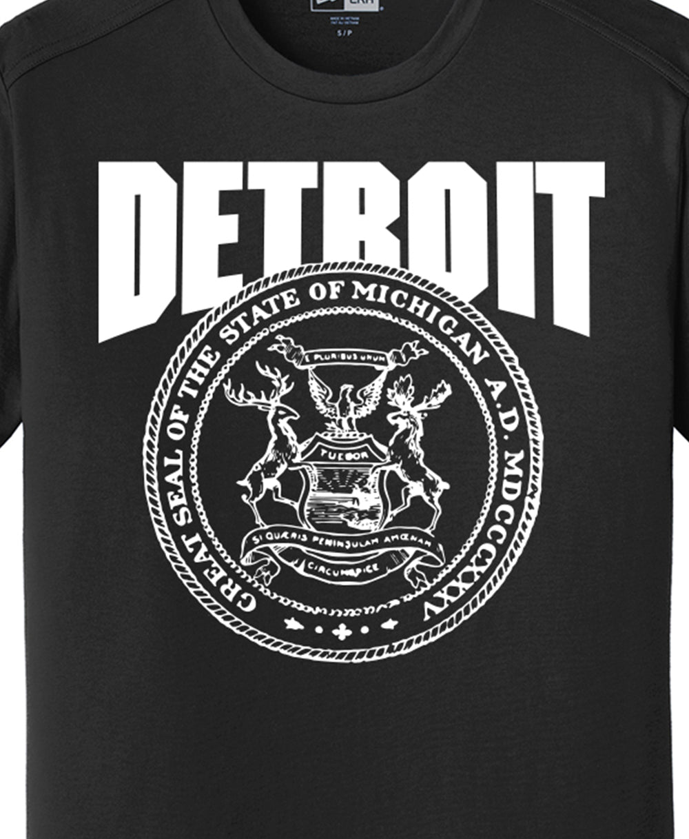 New Era Detroit State Seal Tee