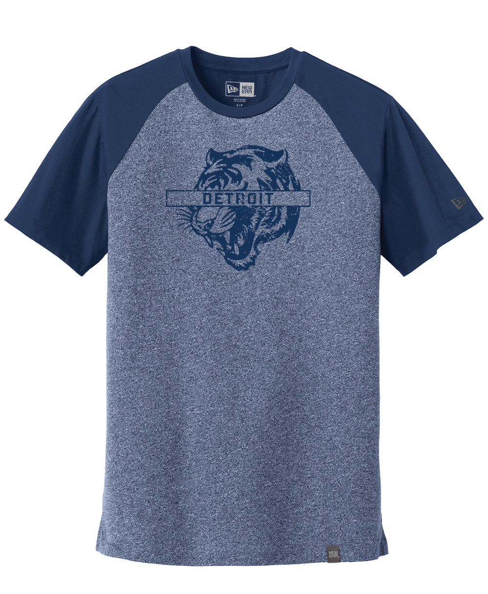 Detroit Big Cat Dark Navy Raglan Shirt