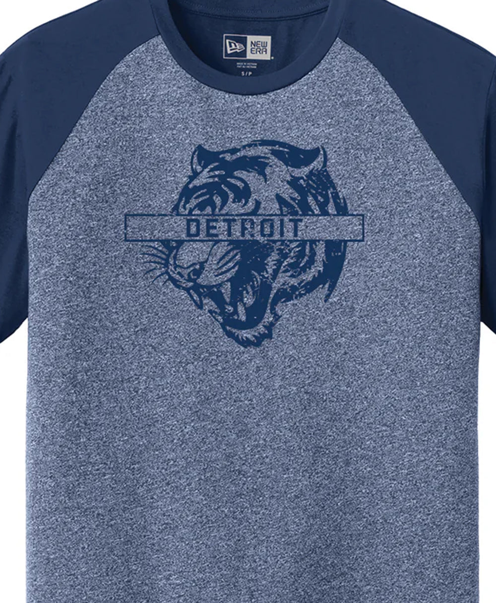 Detroit Big Cat Dark Navy Raglan Shirt