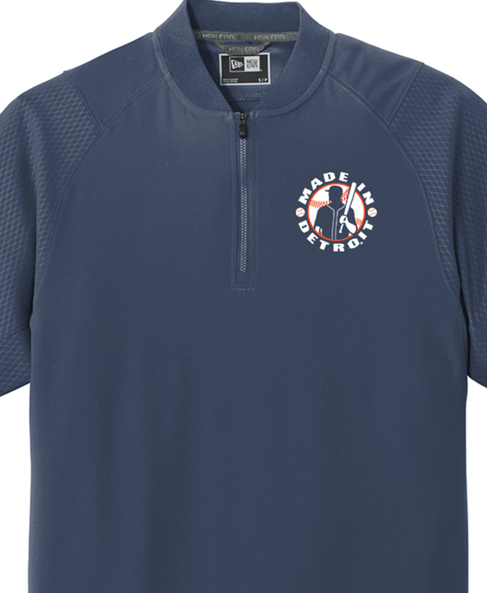 MID Baseball Navy Short Sleeve 1/4-Zip