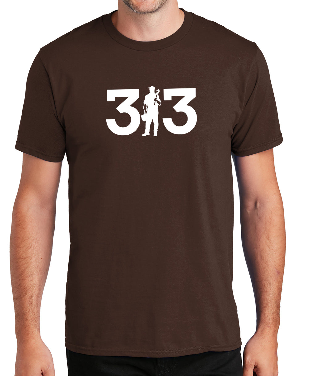 313 Dark Chocolate Brown Shirt