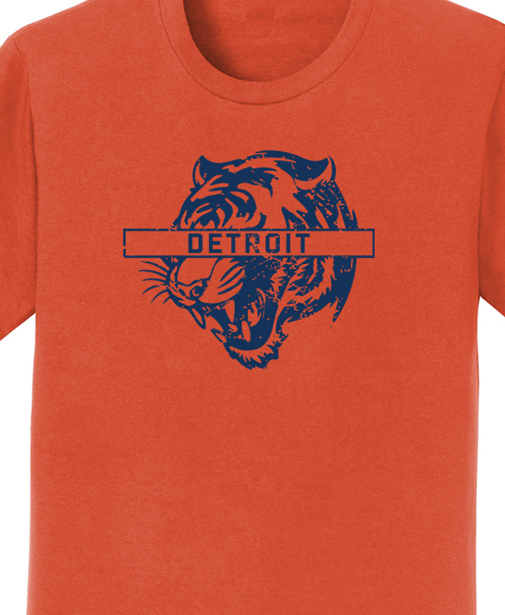 Detroit Big Cat Orange Shirt