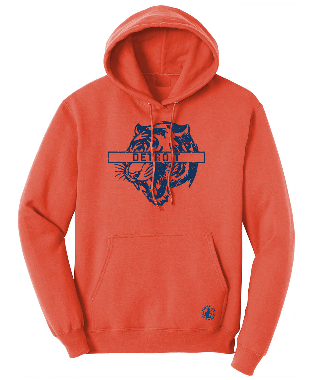 Detroit Big Cat Orange Hoodie