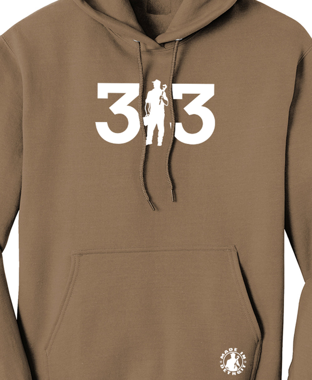 313 Woodland Brown Hoodie