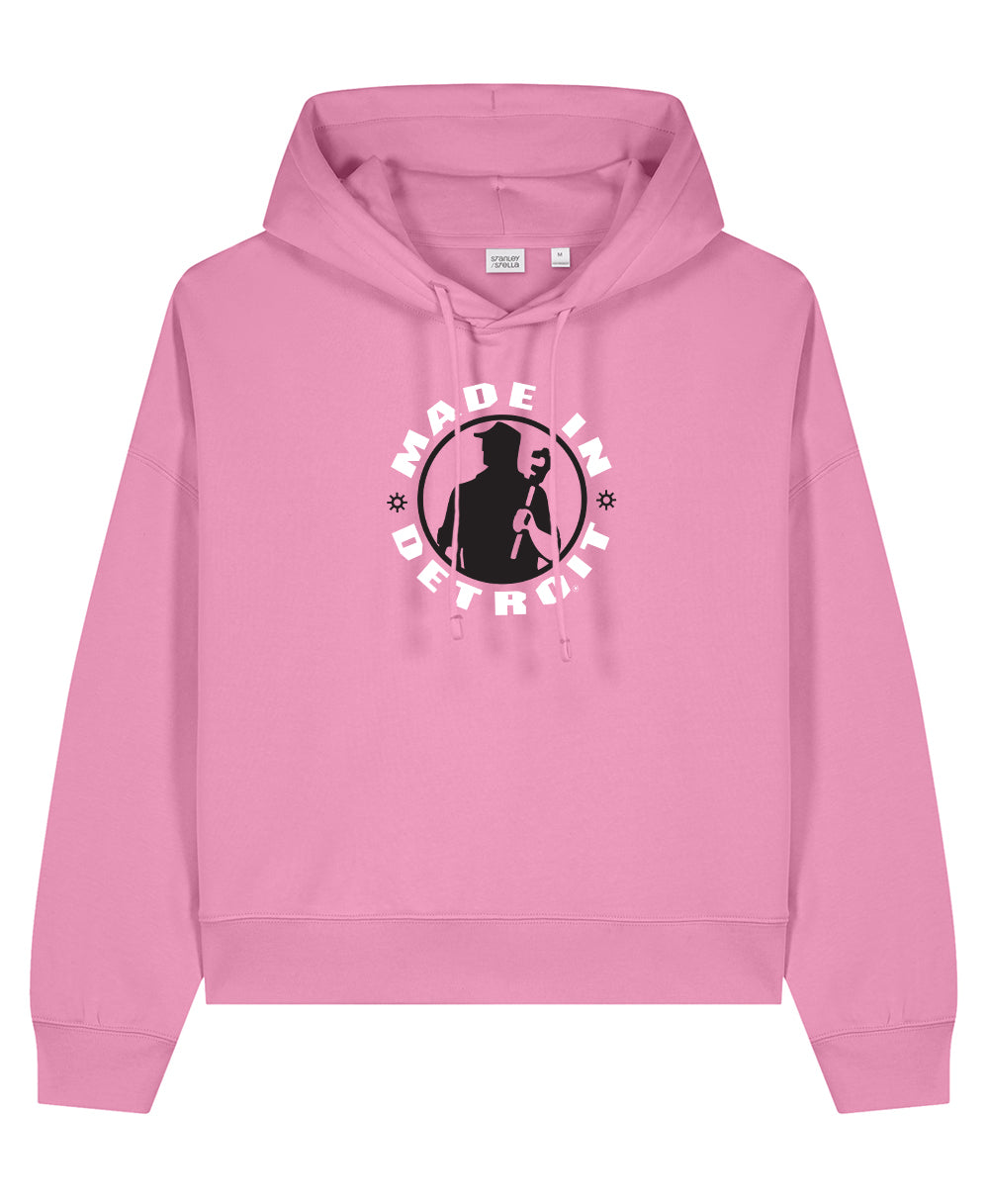 Ladies Premium MID Bubble Pink Hoodie