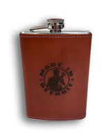 MID Leather Flask