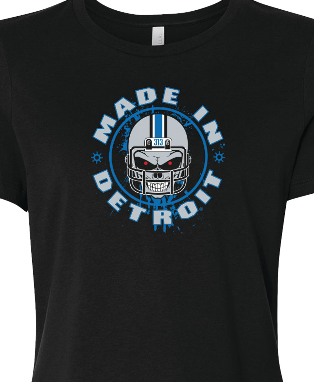 Ladies MID Helmet Skull Shirt