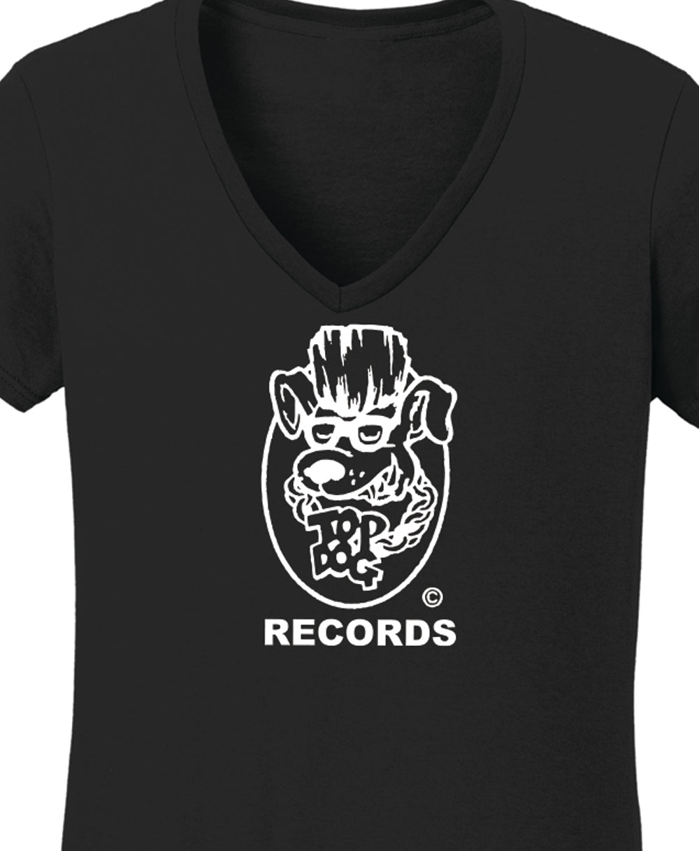 Top Dog Records V-neck