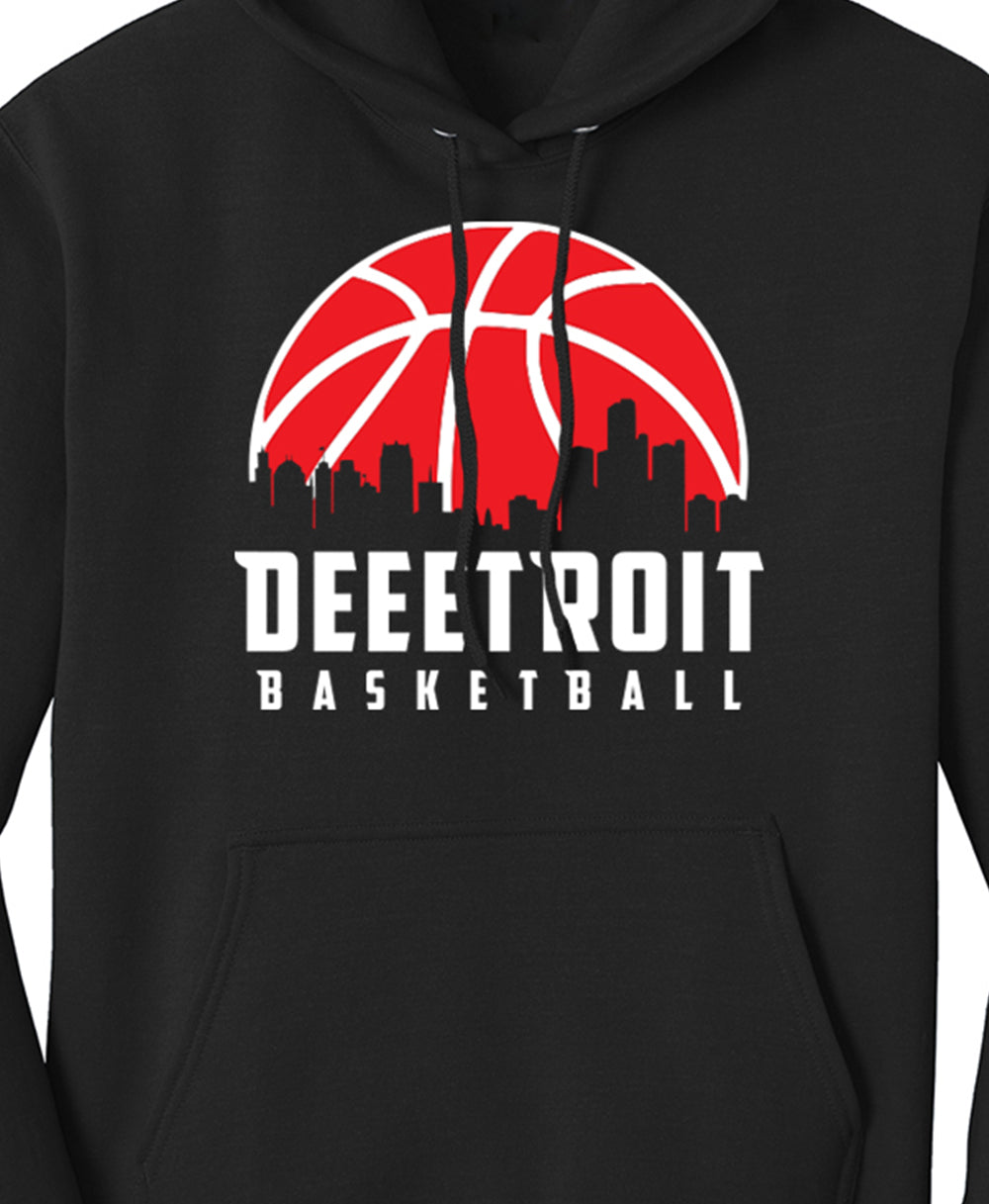 Deeetroit Basketball Hoodie