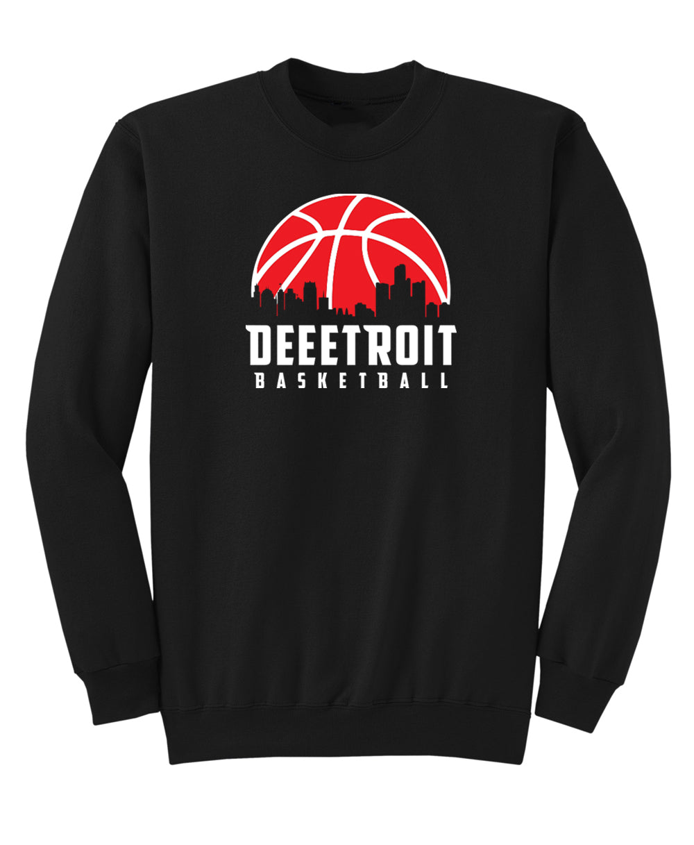 Deeetroit Basketball Crewneck