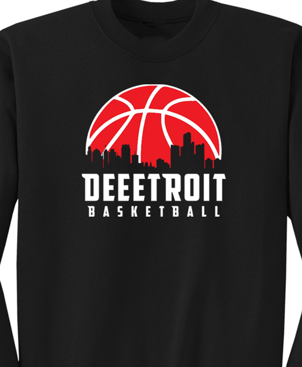 Deeetroit Basketball Crewneck