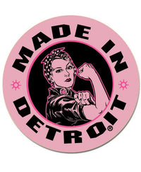 Rosie the Riveter 4" Stickers - Various Colors