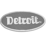 Detroit Oval Patches