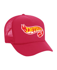 Detroit Muscle Flame Foam Trucker