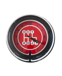 Double Neon Wall Clock