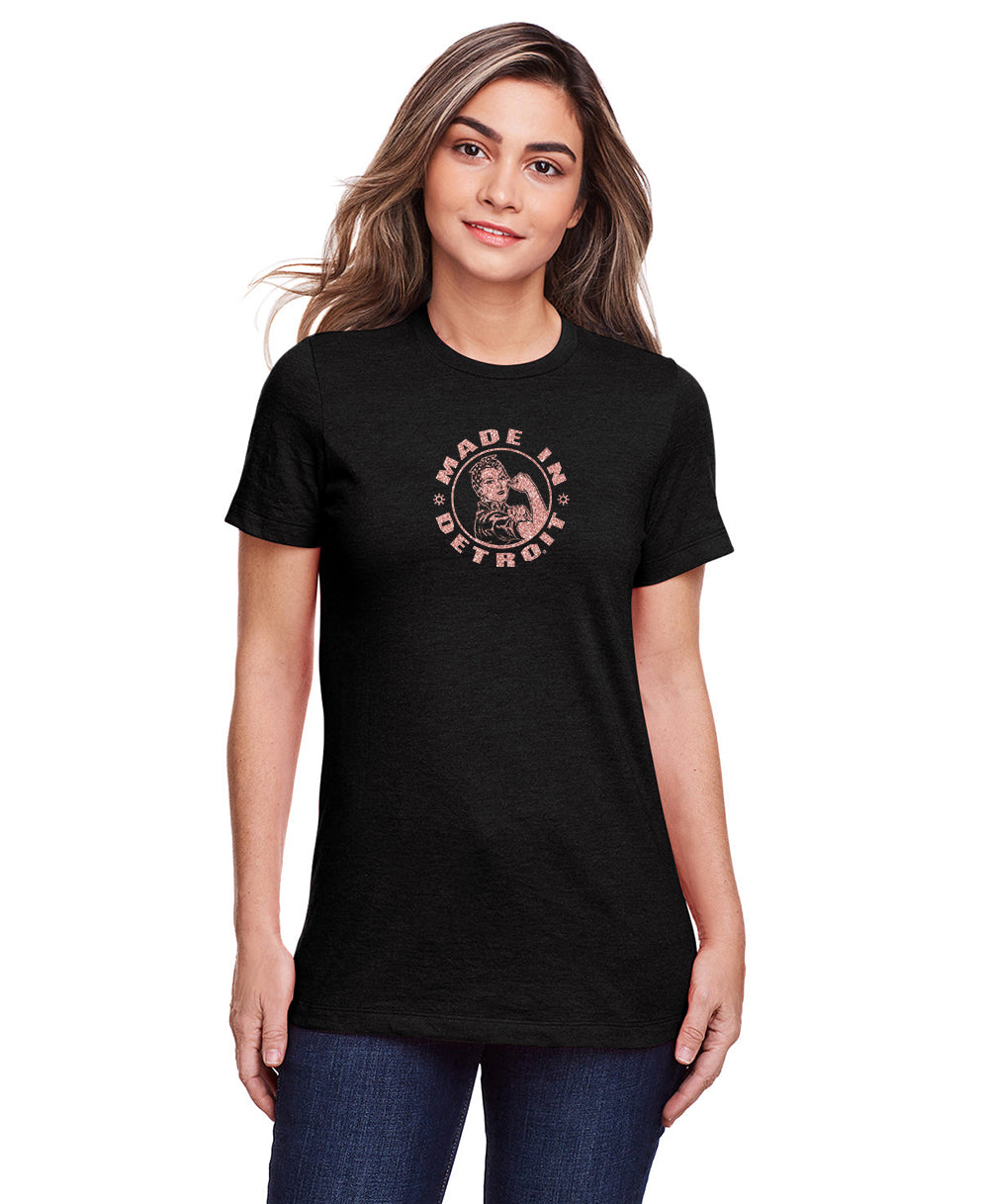 Rose Gold Rosie Black Crew