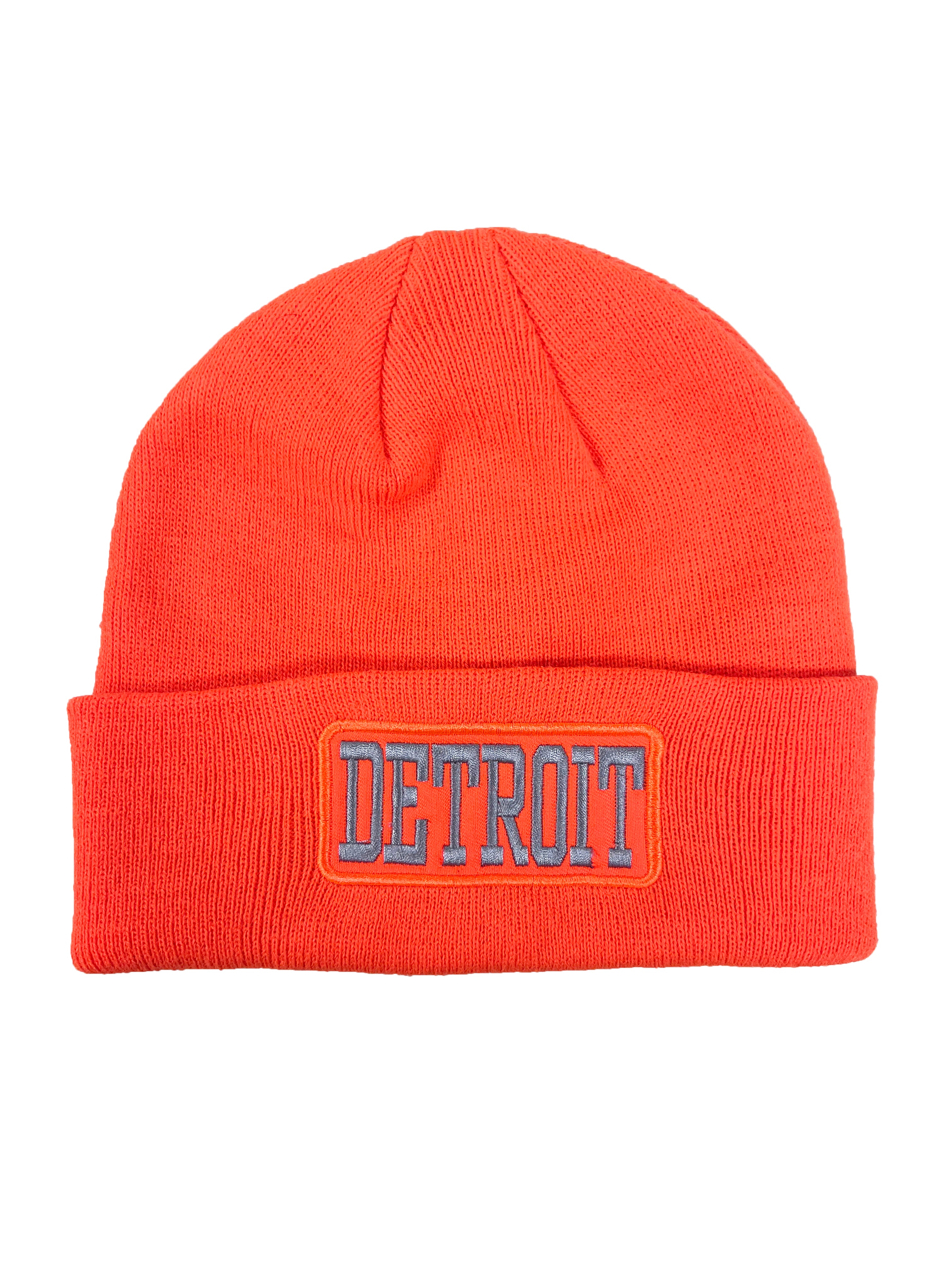 Detroit Old English D Patch Beanie Cap, Well Done Goods – Well