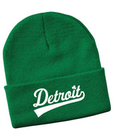 Detroit Clover Script Beanie