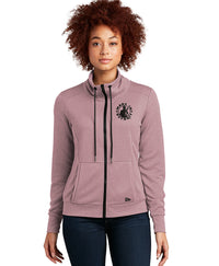 New Era MID Ladies Mauve Terry Full-Zip Cowl (XS ONLY)