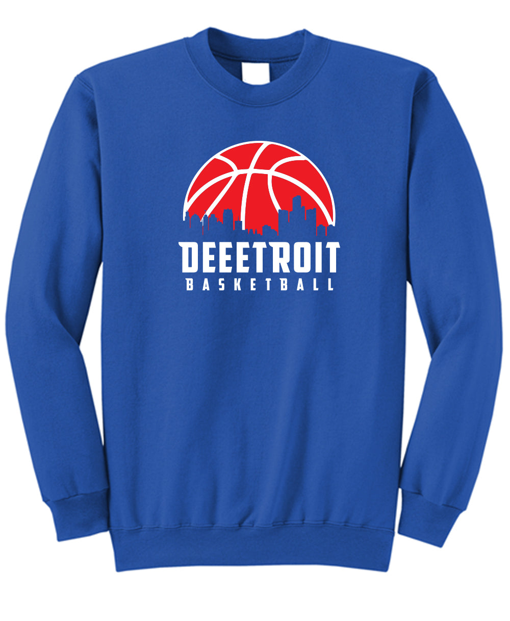 Deeetroit Basketball Crewneck