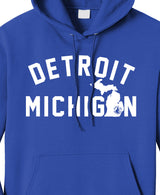 Detroit Michigan Pullover - Various Colors