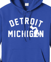 Detroit Michigan Pullover - Various Colors