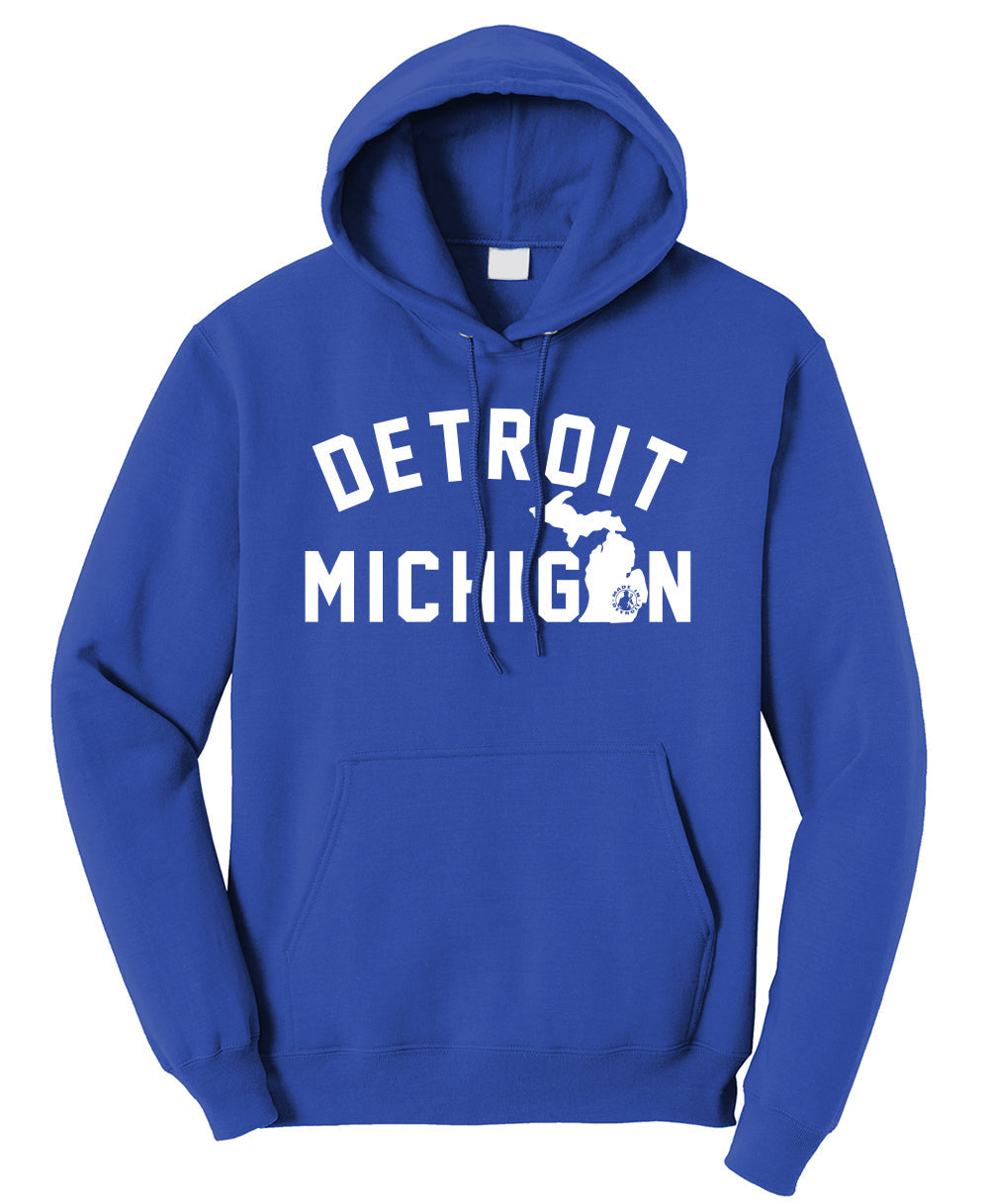 Detroit Michigan Pullover - Various Colors