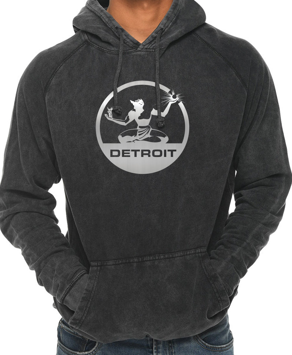 Spirit of Detroit - Mineral Wash Hoodie