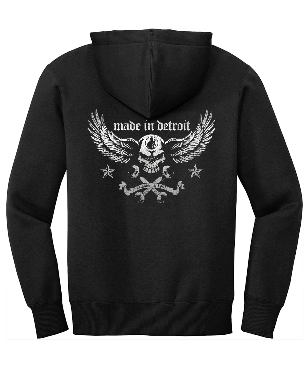 Biker Wrench Zip-up Hoodie