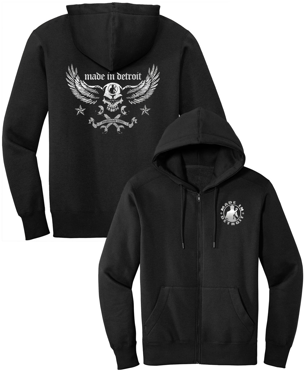 Biker Wrench Zip-up Hoodie