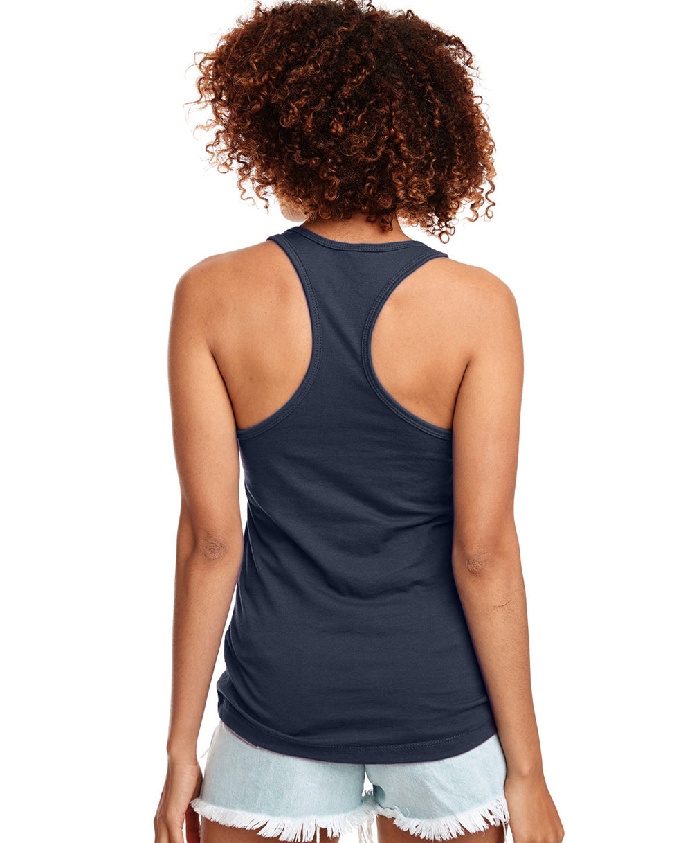 Ladies Indigo Racerback Tank