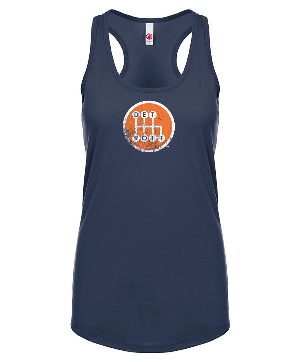 Ladies Indigo Racerback Tank